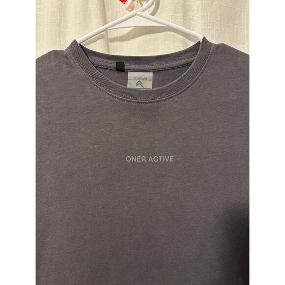 Oner Active Gray 100% Cotton T-Shirt Size Small - Picture 3 of 6